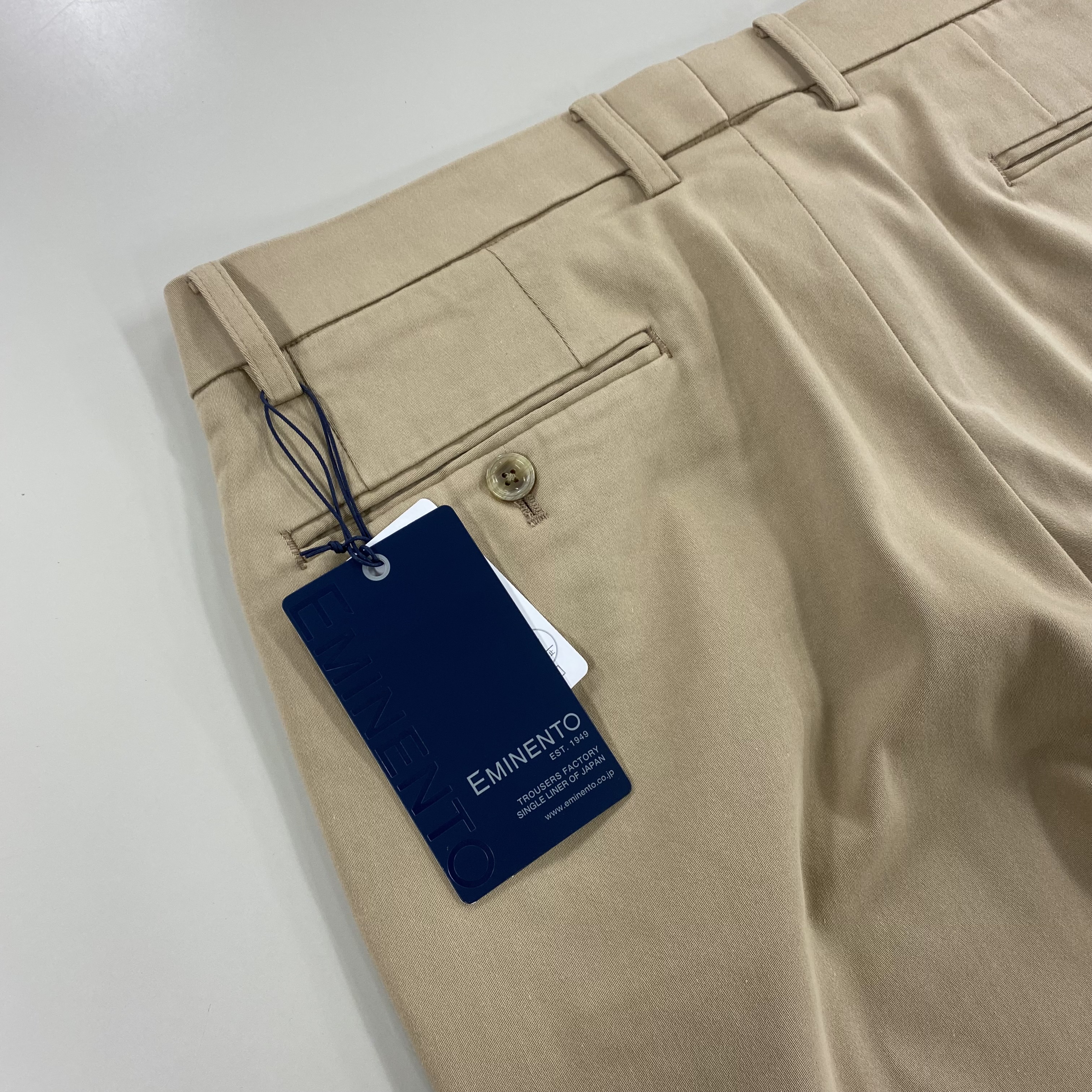 【スリムシルエット】やわらかストレッチコットンパンツ《秋冬モデル》